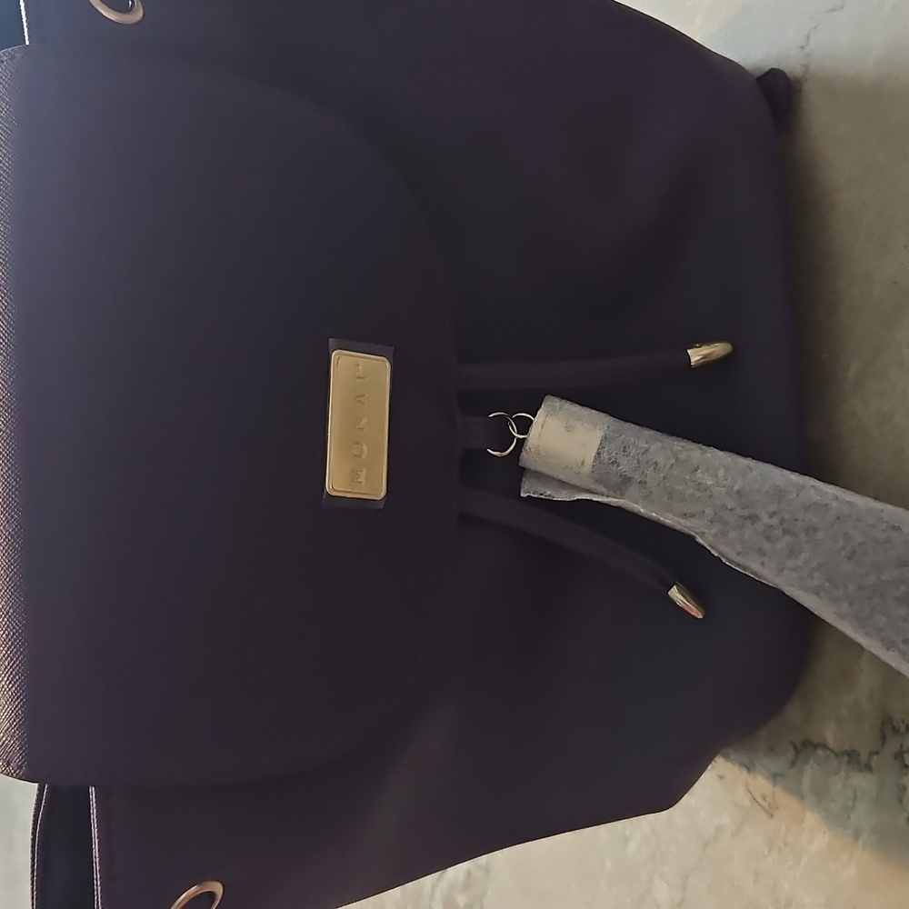 Monat Small dark purple backpack